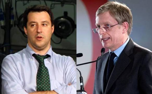 Matte Salvini e Gianni Cuperlo