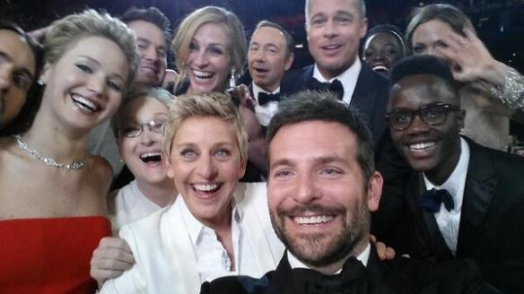 L'immagine più tweettata di sempre, il selfie della Notte degli Oscar