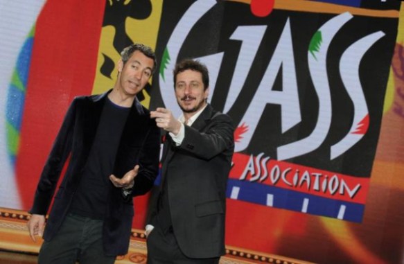 Luca e Paolo negli studi di Giass