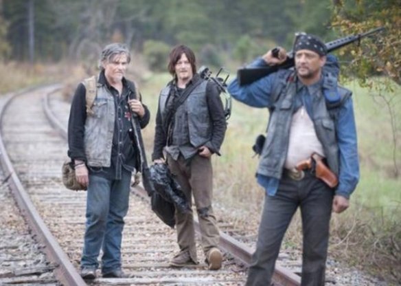 Daryl con i suoi nuovi compagni