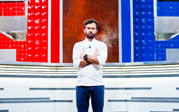 Carlo Cracco  l'atteggiamento da duro