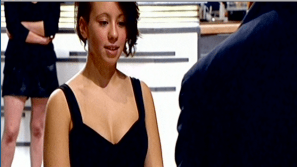 Francesca presenta il piatto
