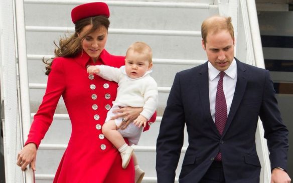 William, Kate e George in Nuova Zelanda
