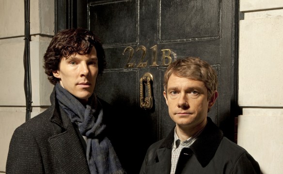 Benedict Cumberbatch e Martin Freeman sono Sherlock e Watson