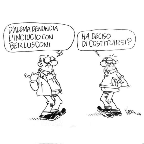 Una vignetta di Vauro