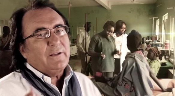 Al Bano mentre desidera di essere un medico
