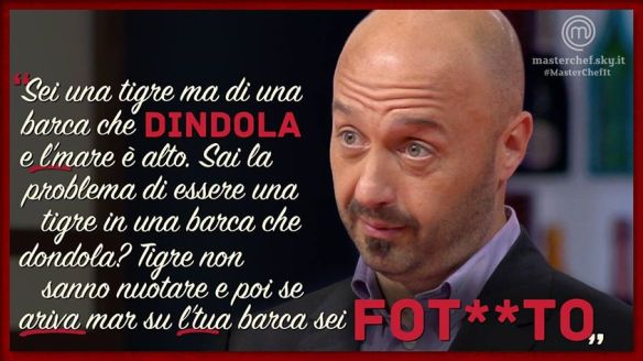 Bastianich guarda come dindolo!