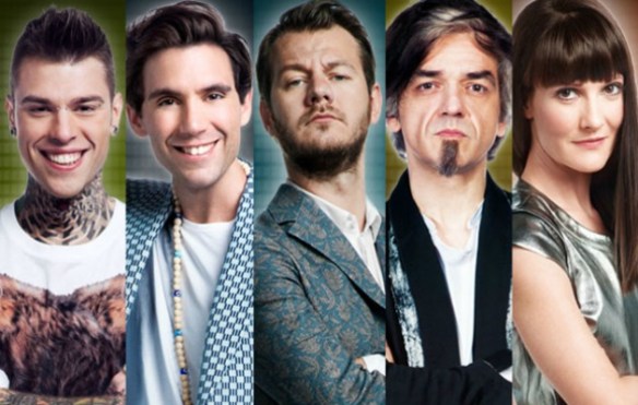 I giudici di X Factor con Cattelan al centro