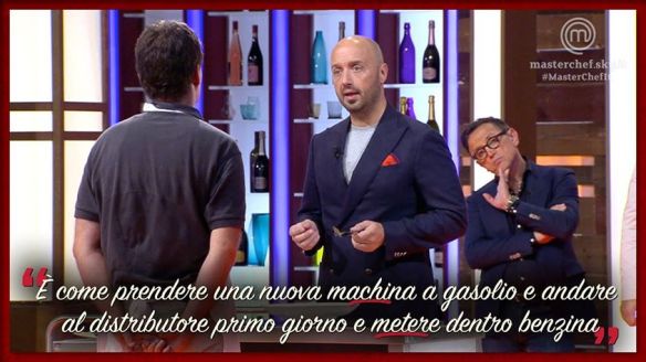 Bastianich apprezza il piatto di Paolo