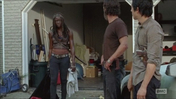 Michonne, Rick e Glenn