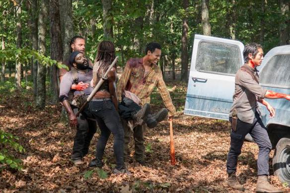 Il gruppo trasporta Tyreese