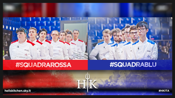 Le due squadre di Hell's Kitchen