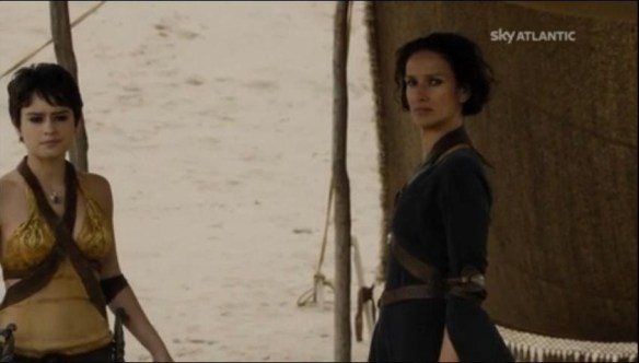 Rosabell Laurenti Sellers all'sordio n I,l Trno di Spade