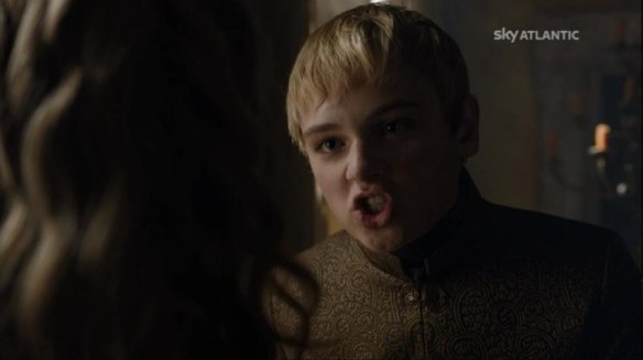 lmmnto più cattivo di Tommen èqusta smorfia